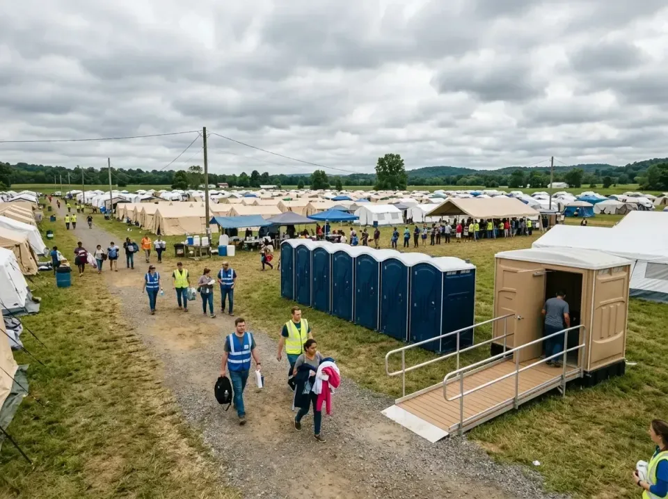 disaster-relief-camp-restrooms-010 — frequently asked questions, Dumpster & Portable Bathrooms Rental in De Soto, KS